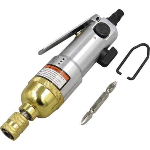 KP-8041 1/4" Pneumatic Air Screwdriver Straight Hand Industrial 10000rpm Reversible Screw Driver