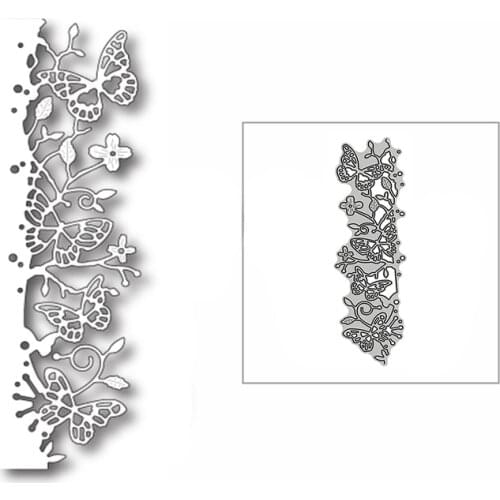 New Charming Butterfly Border 2020 Metal Cutting Dies for DIY Scrapbooking Decorative and Card Making Embossing Craft No Stamps