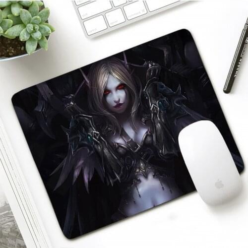 Custom World of Warcraft Mouse Pad 21x26cm Durable Gaming MousePad Gamer Small Size Non-Skid Office Laptop Mat Otaku Gift