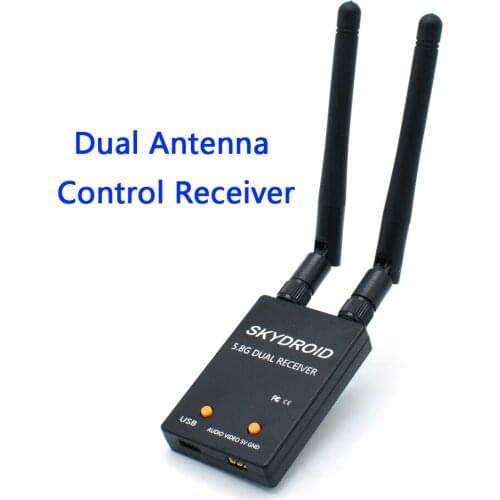 Skydroid UVC Dual Antenna Control Receiver OTG 5.8G 150CH Full Channel FPV Receiver W/Audio For Android Smartphone