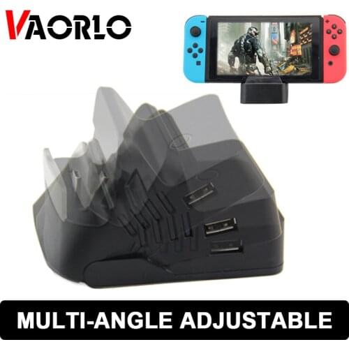 Adjustable Bracket Charging Dock Stand For Nintend Switch HDMI-compatible Charging Dock Station Video Conversion NS Charger Base