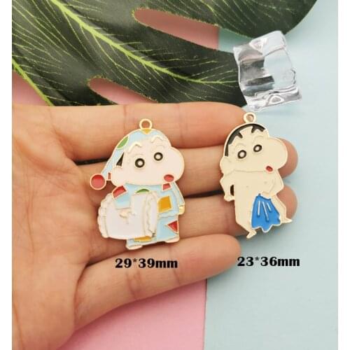 10pcs enamel cartoon charm for jewelry making fashion charm earring pendant bracelet charms