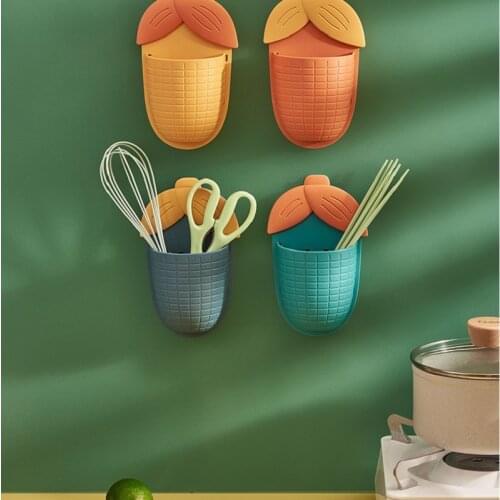 Toilet Toothbrush Rack Wall-mounted Drain Free Punch Bathroom Vanity Comb Toothpaste Tube Storage Tube Home Decoration products