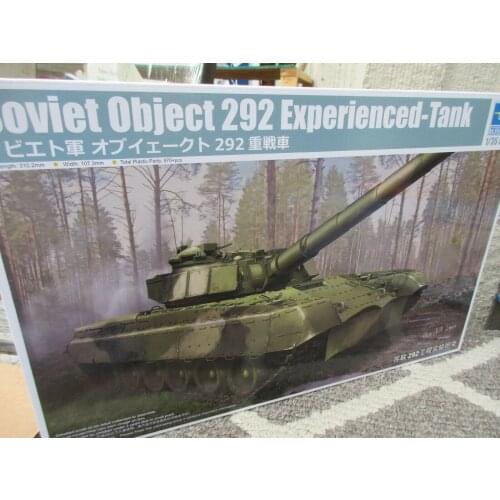 TRUMPETER 09583 1/35 SCALE SOVIET 292 OBJECT EXPERIENCED TANK MODEL KIT
