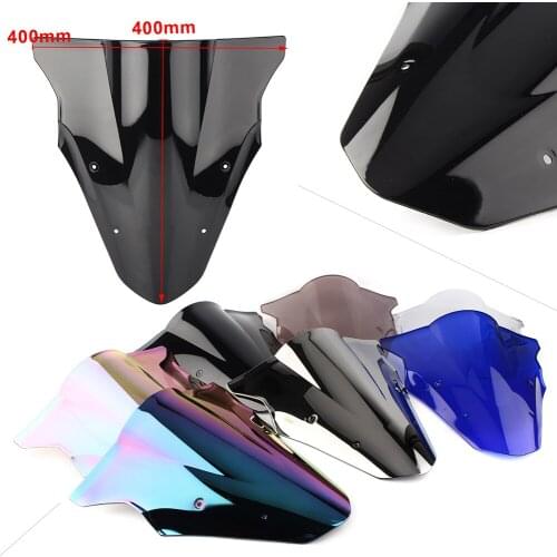 Motorcycle Windshield Windscreen Double Bubble For KAWASAKI ER-6F ER6F ER650F Ninja 650 2012 2013 2014 2015 2016