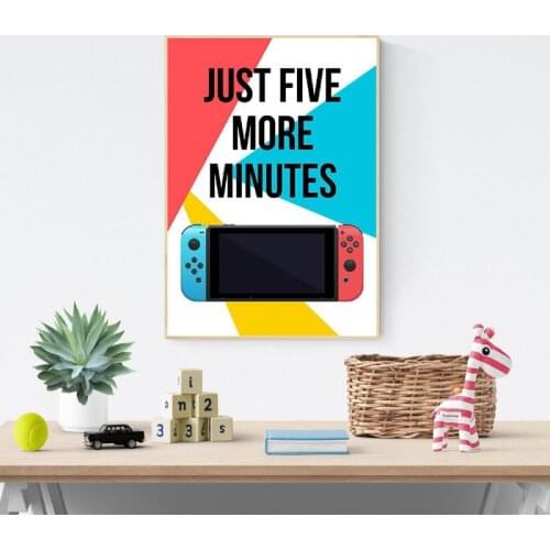 Japanese Games Prints Game Controllers Poster Video Game Boys Wall Art Canvas Painting Picture Gamer Gift Gaming Room Wall Decor