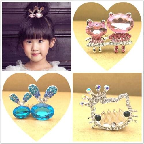 Pet Hair Clip Grooming Accessories Pet Dog Cat Puppy Hairpin Crown baby hairpin