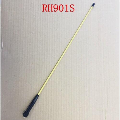 Yellow color fashion antenna RH901S SMA Female UV dual band for kenwood ,baofeng BF-UV5R,puxing weierwei etc two way radio