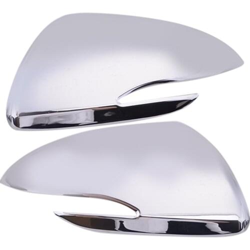 1 Pair Car Side Rear View Mirror Cover Trim ABS Fit For Hyundai Elantra 2017 2018 2019
