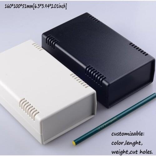 [2 colors] 160*100*51mm plastic enclosure for electronic junction box DIY project project box abs housing pcb box switch box
