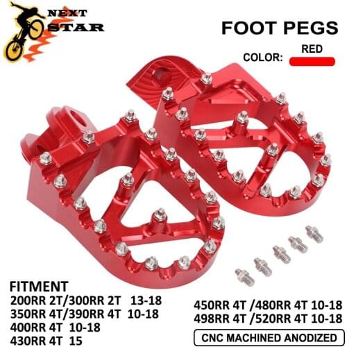 2010-2018 CNC 2T 4T Footrest Footpegs Foot Pedal Foot Pegs For Beta 200RR 300RR 350RR 390RR 400RR 430RR 450RR 480RR 498RR 520RR