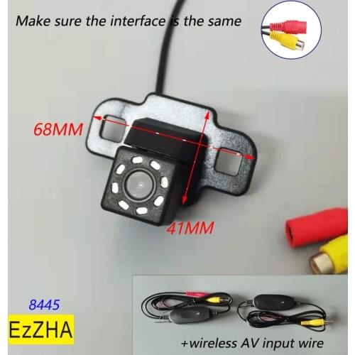4 LED light Wireless HD Dynamic Trajectory Wireless Car Rear View Backup Parking Camera For Toyota RAV4 RAV 4 XA50 2019 2020