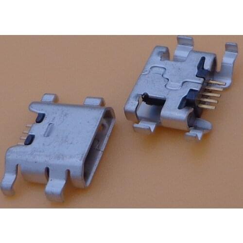 10-50pcs Micro USB 5pin mini Connector Mobile Charging port For ZTE Blade L2 S6 5.0 U807 N983 N807 U956 N5 N909 N798 N980 N986