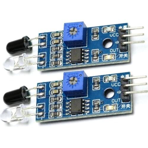 5 PCS/LOT IR Infrared Obstacle Avoidance Sensor Module For Arduino Raspberry Pi Smart Car Robot 3.3v-5v