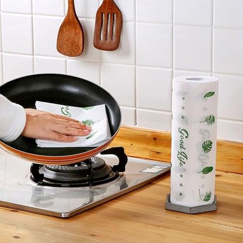 50 Pcs/Roll Reusable Bamboo Fiber Dish Towels Organic Washable Kitchen Dish Paper Towel Clean Washing Towel