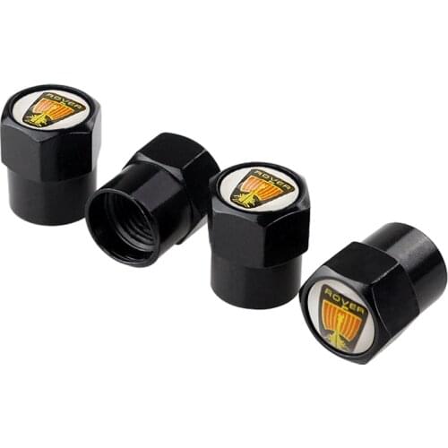 Car Styling Wheel Tire Valve Stem Caps Rim Sticker Valve Cap For Rover 75 25 400 45 Roewe 750 RANGER ROVER 827 Si 416 LSi 216