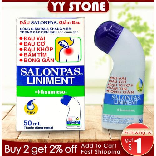 Vietnam SALONPAS hisamitsu pain relieving balm for Joints Herbal cream rheumatism arthritis pain killer spray health salonpass