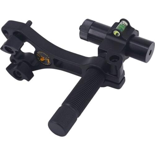 Compound Bow Adjust Bow Red Laser Sight Aluminum Center Laser Aligner with 360 Degree Rotating Head and Body for Archery Hunting