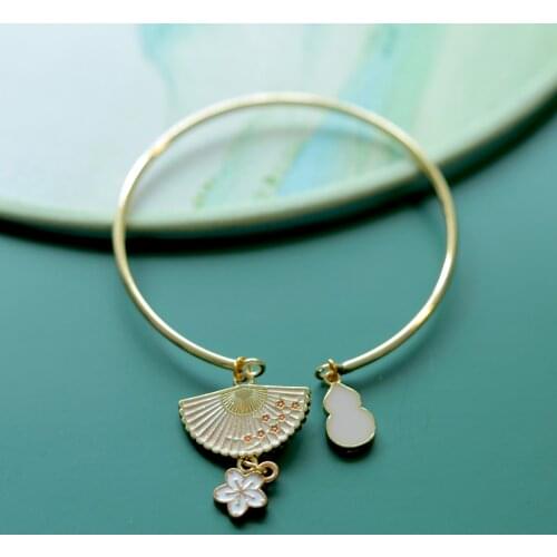 Anime WORD OF HONOR Shan He Ling Ancient Style Fan Gourd Bracelet Jewelry Couple Wristband Hand Chain Gong Jun Zhang Zhe Han