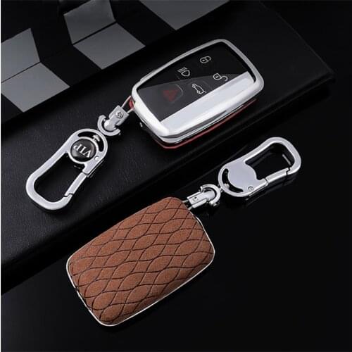 Car key case key cover Flip fur for Land Rover RANGE ROVER SPORT freelander 2 DISCOVERY 4 5 Evoque XE XJ XJL XF car interior new