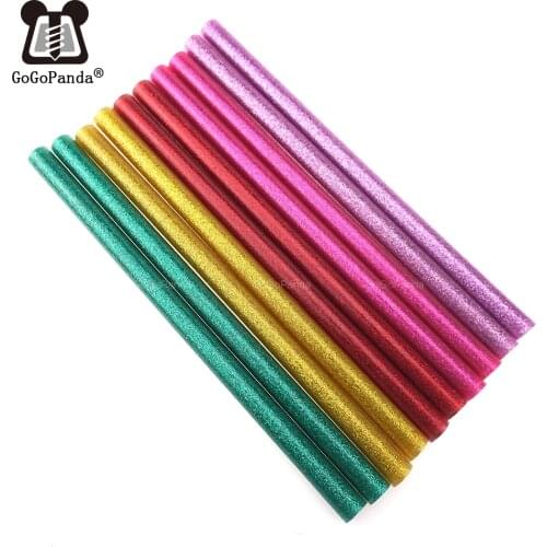 Free shipping 5PCS 11mm X200mm Hot Melt Glue Sticks for DIY Craft Phone Case Alloy Toy Art Model Album Repair Adhesive Stick