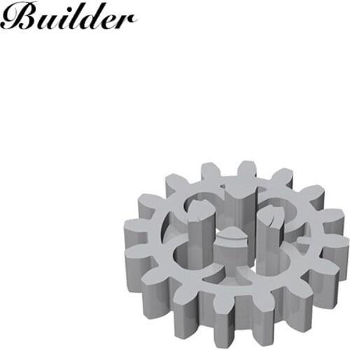 Little Builder 4019 MOC Technology Part 16 Tooth Gear 10pcs Building Blocks DIY Creative Particles Toys Gift for Children