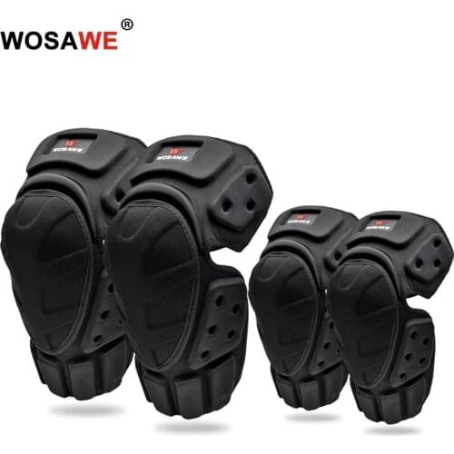 WOSAWE Motorcycle Knee Elbow Pads Motocross Knee Protection Moto Racing Protective Guard Gear Motorbike MTB Knee Protector