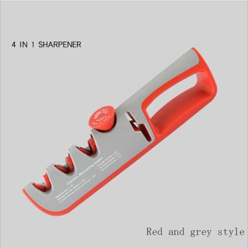 New hot products household adjustable sharpening angle 3 stages knife sharpener set