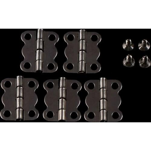 20Pcs/set Antique Cabinet Hinges Furniture Accessories Jewelry Boxes Hinge 16*14mm