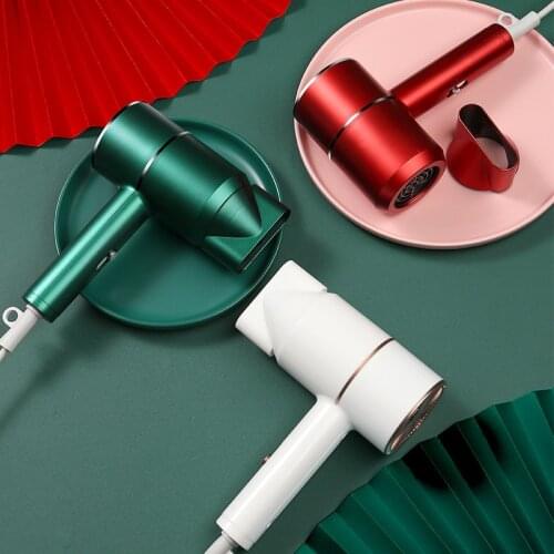 Portable Travel Hair Dryer 1200W Professional Quick Dry Hairdryer 220V Household Mute Hot and Cold Anion Hair Care