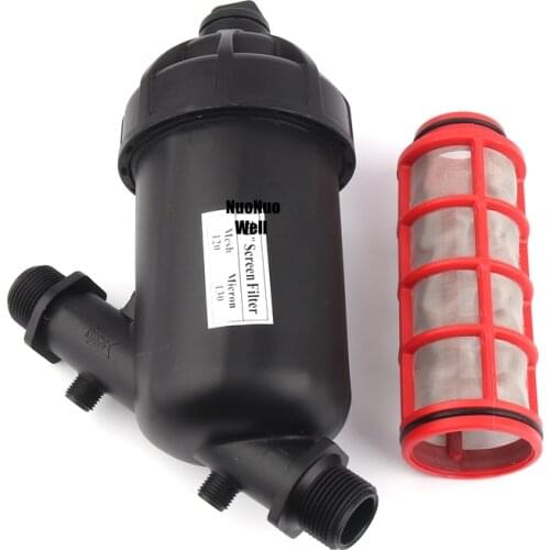 Big 2 Inch(DN50) 2.5 Inch(DN65) 120 Mesh 130 Micron Y Type Meshy Screen Filter Garden Agricultural Irrigation Water Pump Adapter