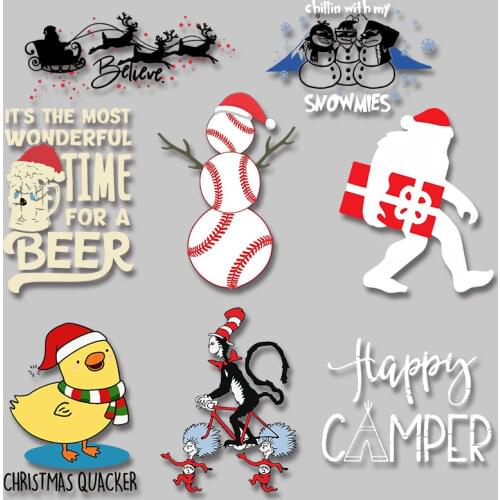 Iron-on Transfers Vinyl Sticker For Clothes Thermal transfer printing Manualidades Iron Washable Applique on Clothes