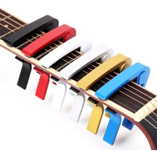 Universal Guitar Capo Quick Change Clamp Key Aluminium Alloy Metal Capo for Acoustic Classic Electric Guitar Parts Accessories