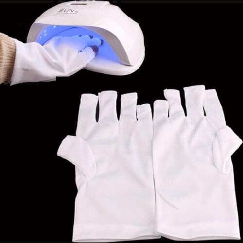 1 Pair UV Protection Glove Profession Nail Art Gel Anti UV Glove UV LED Lamp Nail Dryer Light Radiation Protection Nail Art Tool
