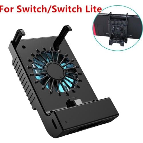 1pc For Nintendo Switch Nintend Switch Lite 4600RPM Cooling Fan Grip Holder Cooler Stand Super Turbo NS NX Heat Dissipation Cool