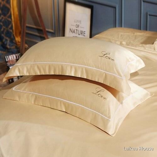 1PCS Silk Pillowcase Single-Sided Mulberry Silk Pillowcase Satin Plain Color 48X74CM Washable Pillowcase (Pillow Not Included)