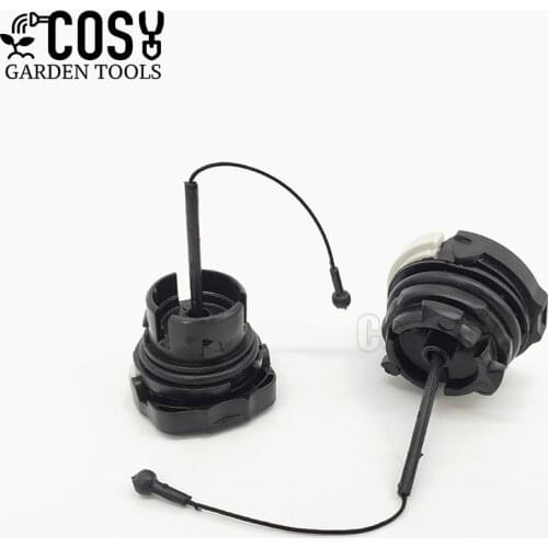 2pcs Gas Tank Fuel Cap Oil Filler Cap for STIHL Chainsaw MS200 MS210 MS230 MS250 MS260 MS380 Durable Chain saw Tool Spare Parts