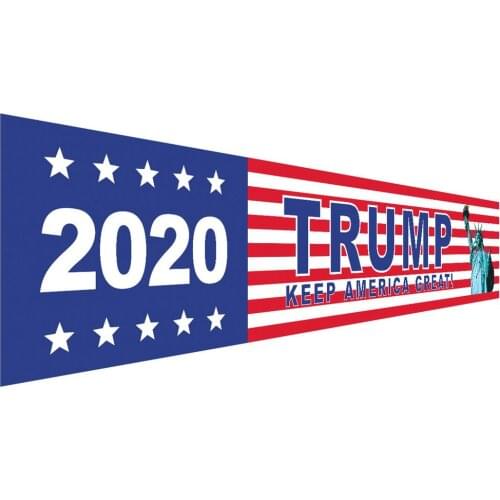 250x48cm Trump 2020 Flag Double Sided Printed Donald Trump Flag Keep America Great Donald For President USA
