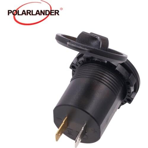 ABS Nylon Reverse Protection Anti-Flame Retardant Waterproof Voltmeter Measurable Voltage: 6-38V Voltage Meter 4.2A Dual USB