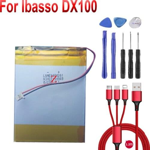 Battery for ibasso dx100 Player Batterie New Li Polymer Rechargeable Bateria Pack Replacement