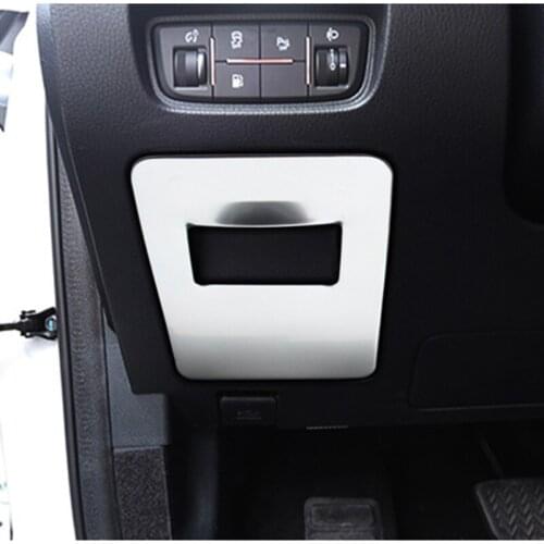 Lsrtw2017 Car Dashboard Driver Side Storage Box Switch Handle Cover Trims for Changan Cs95 2017 2018 2019 Accessories
