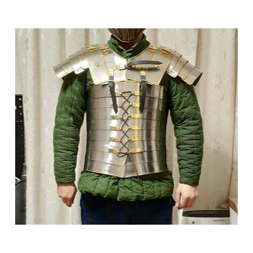 Empire Age Armor Roman Warrior armor Halloween cosplay wearable Lobster An Ancient Iron Armors Roman Ring Piece