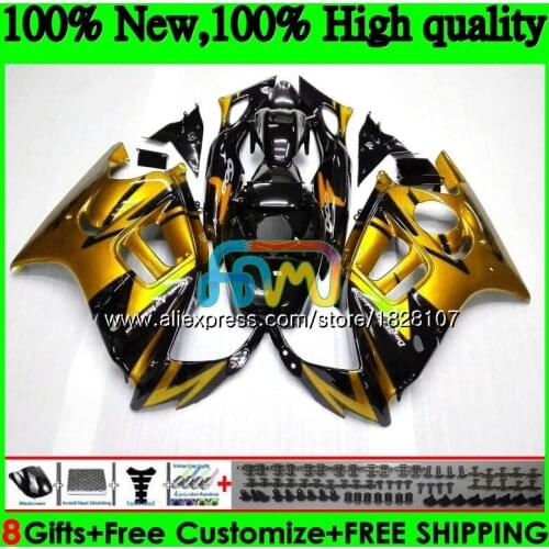 CBR600F3 Kit For HONDA CBR 600F3 600 FS F3 95 96 1997 1998 3BS.140 CBR600FS CBR600 F3 1995 1996 97 98 Fairing Tank Golden black