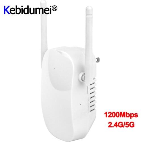 1200Mbps Dual Band Wifi Signal Amplifier 2.4G/5G Wireless Wifi Repeater/Router AP Signal Booster Network Range Extender