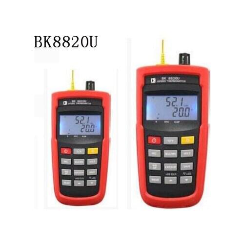 K Type Temperature and Humidity Meter with USB Interface and Adapter BK8820U