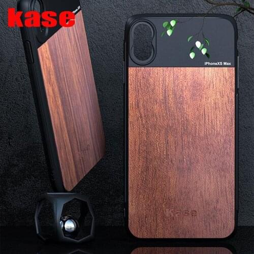 Kase Mobile Phone Wooden Case For iPhone (Supporting The Installation of Auxiliary Lenses)