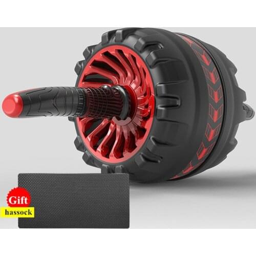 Fashion Keep Fit Wheels No Noise Abdominal Wheel Ab Roller With Mat For Arm Waist Legs Exercise Gym Fitness Equipment