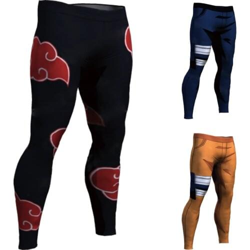 Mens Gym Compression Leggings Sport Training Pants Men Running Tights Trousers Men Sportswear Dry Fit Jogging Pants