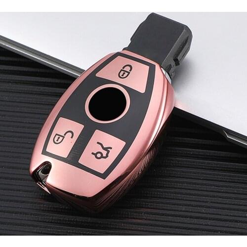 Soft Tpu Car Remote Key Case For Mercedes Benz A B C W S Cls Clk Cla Slk Class W203 W205 W210 W211 Amg Full Cover Shield Holder