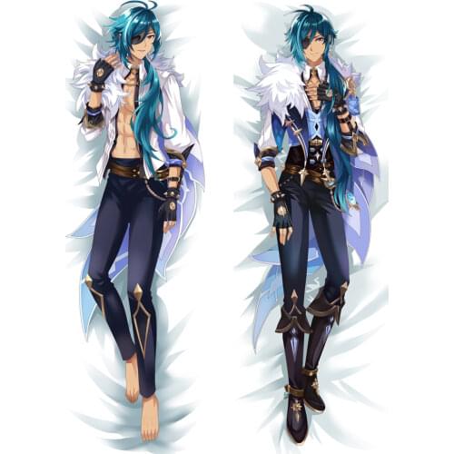 Anime Dakimakura Game Genshin Impact Kaeya Hugging Body Pillow Case Male Otaku Throw Cushion Pillow Cover Home Bedding 150x50cm
